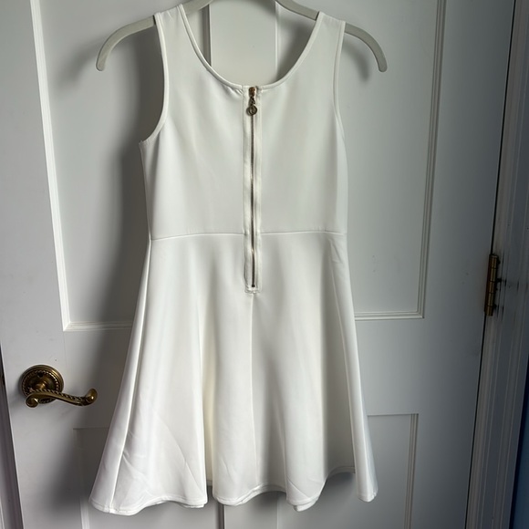 Hannah Banana Big Girls Sleeveless Ruffle Dress - size: girls 12 - color: white - Picture 3 of 3